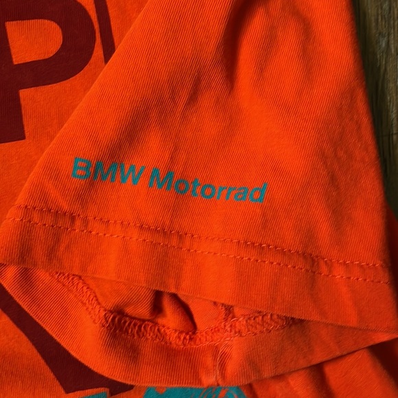Orange BMW “keep on riding” shirt - Picture 3 of 3